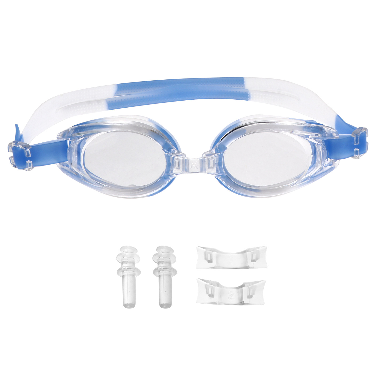 Goggles Swim - 大人用スイミングゴーグル 防曇二重コーティングレンズ 小型フレーム 広視野角 高解像度視覚体験