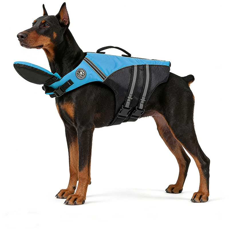 犬用ライフジャケット 高浮力ペット安全ベスト 反射機能付き水 - Life Jacket のレビューと価格