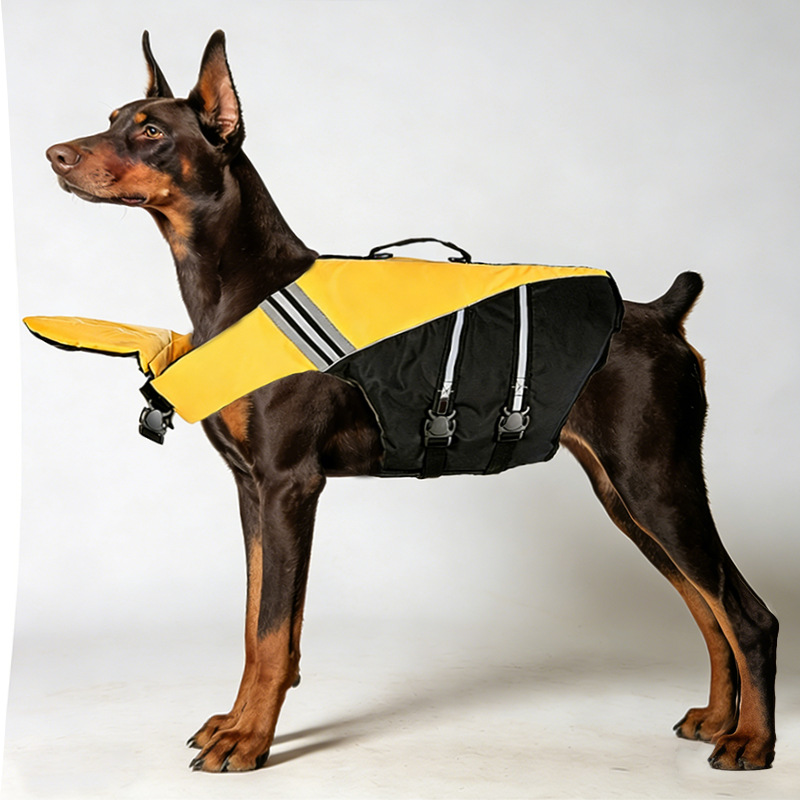 犬用ライフジャケット 高浮力ペット安全ベスト 反射機能付き水 - Life Jacket のレビューと価格