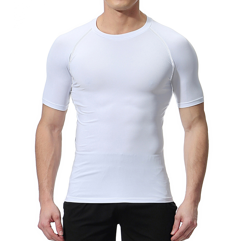 男性用グラフィック圧縮シャツ、ジムトレーニング、アスレチック - Rash Guard のレビューと価格