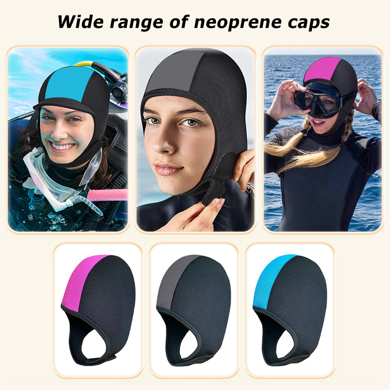 ダイビングフード 3MM ネオプレン製 プロフェッショナル  - Snorkel Set のレビューと価格