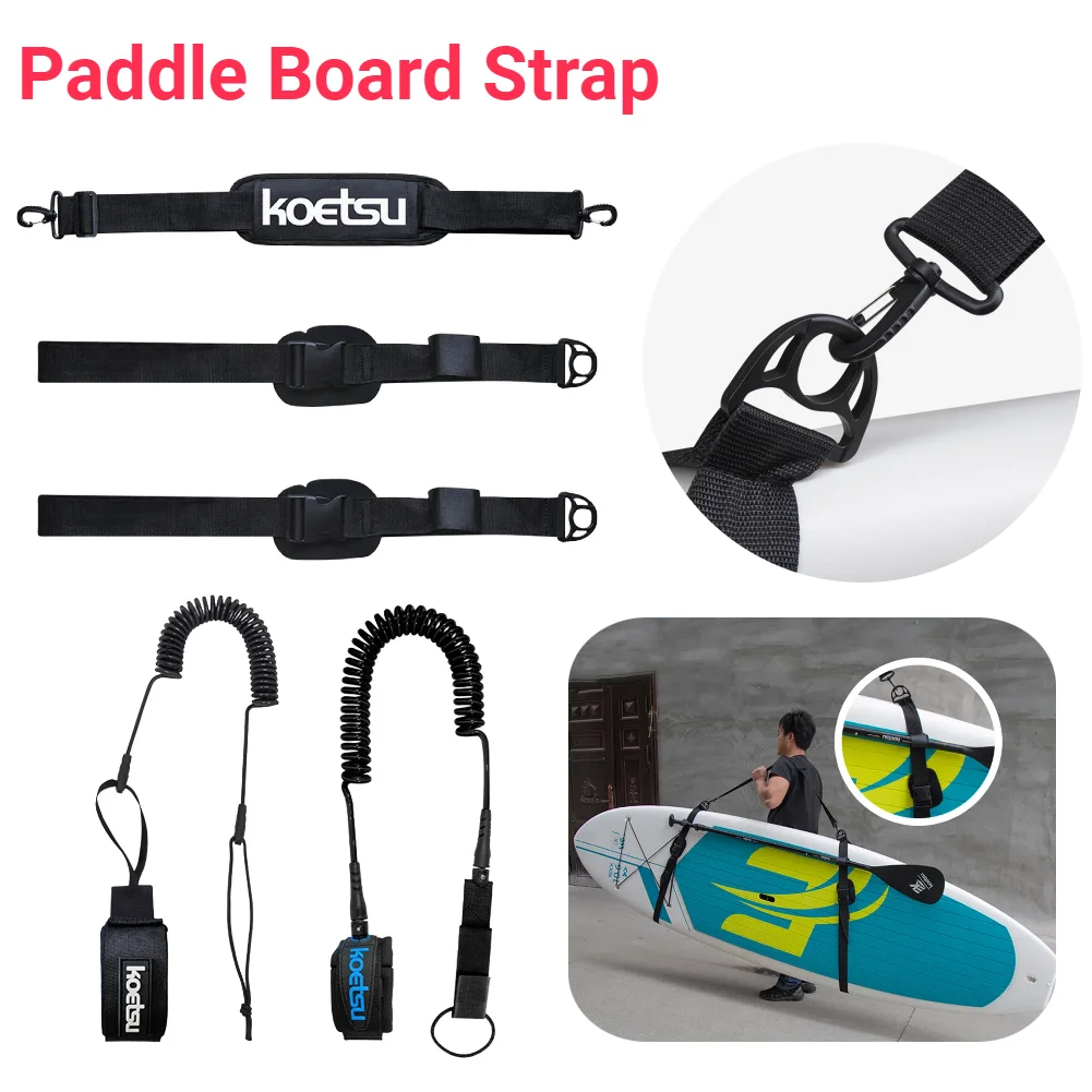 サーフボードショルダーストラップ調節可能なスタンドアップサー - Surfboard Leash のレビューと価格