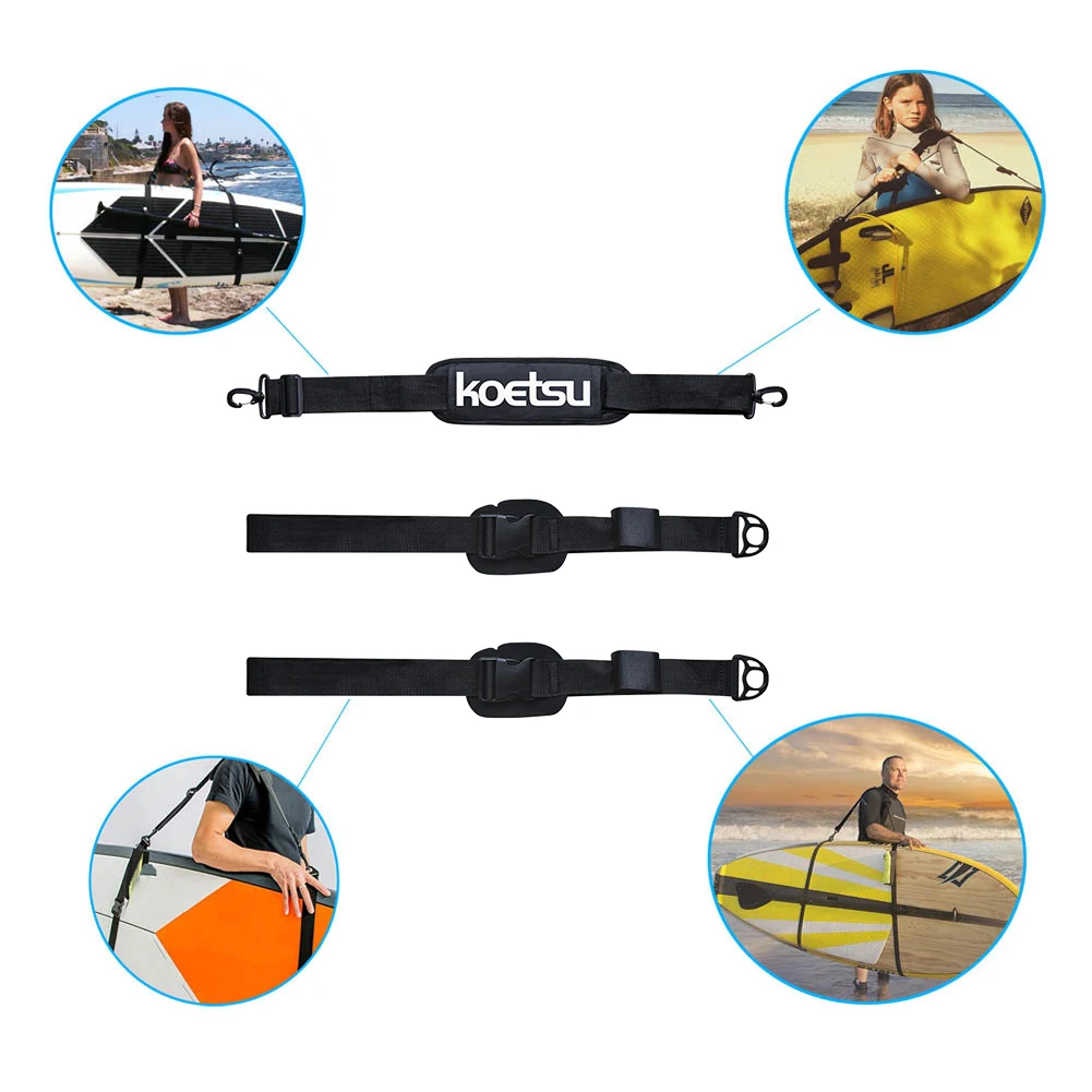 サーフボードショルダーストラップ調節可能なスタンドアップサー - Surfboard Leash のレビューと価格