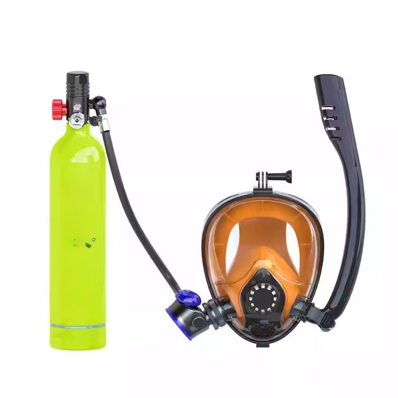 ダイビングフルセットマスクシュノーケル携帯用酸素呼吸器水中装 - Snorkel Set のレビューと価格