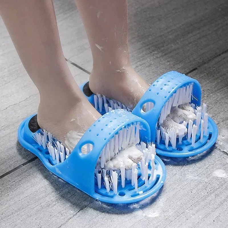 1個入りシャワーフットスクラブマッサージャー、浴室用フットブ - Flippers Swimming のレビューと価格