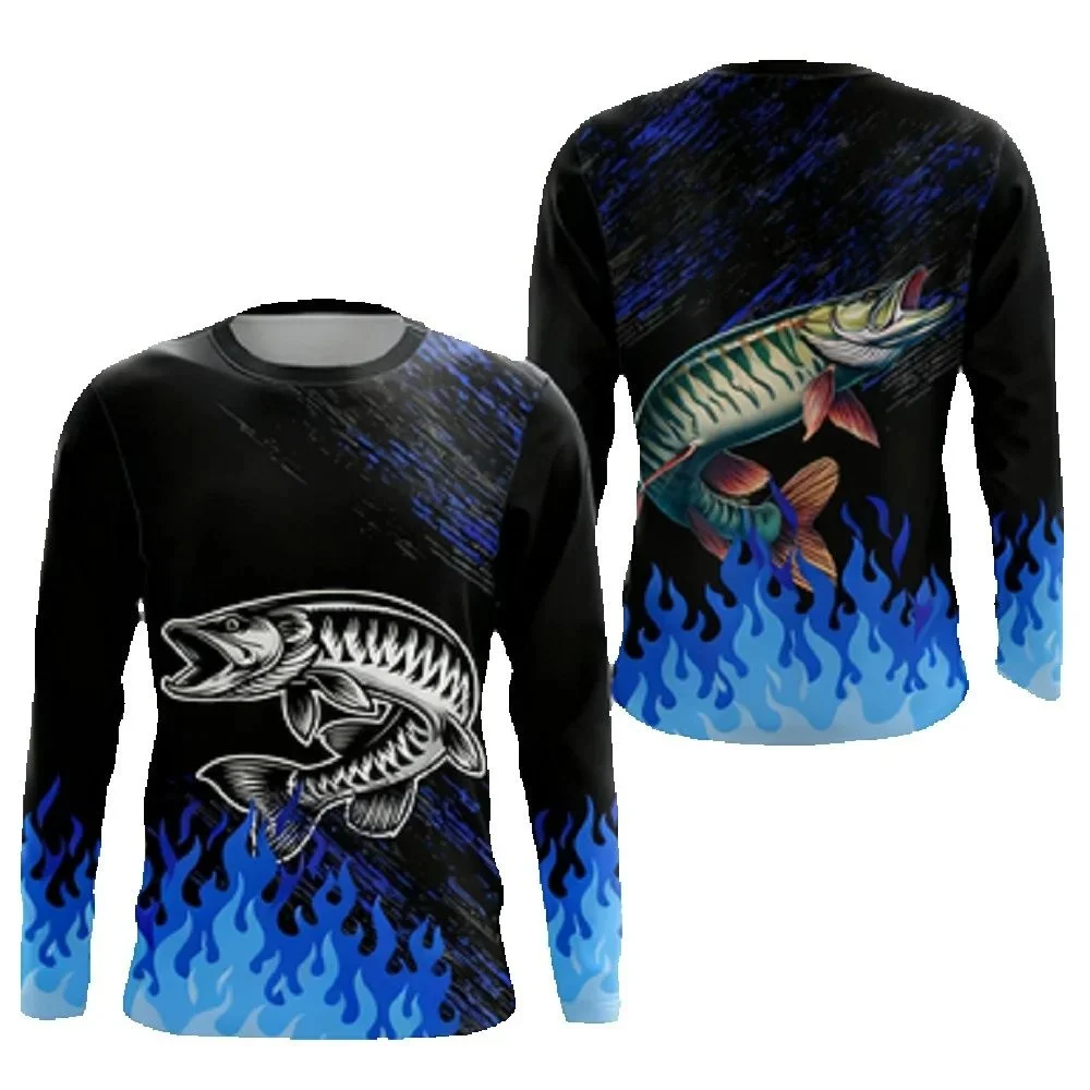 メンズ用フィッシングシャツ、長袖、UPF（紫外線防止）機能、 - Rash Guard のレビューと価格