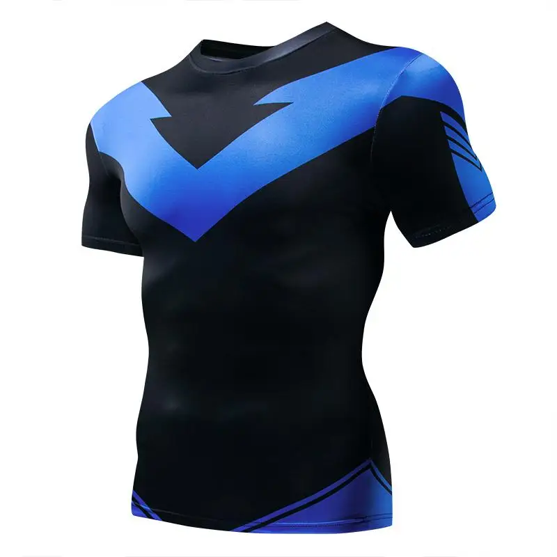 コンプレッションTシャツ、スポーツウェア、ジム用ラッシュガー - Rash Guard のレビューと価格