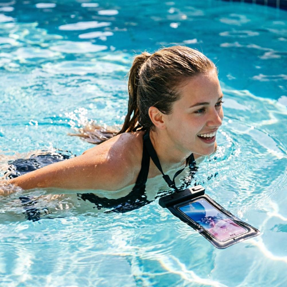防水電話ポーチ、取り外し可能なストラップ付き、透明フローティ - Dry Bag Waterproof のレビューと価格