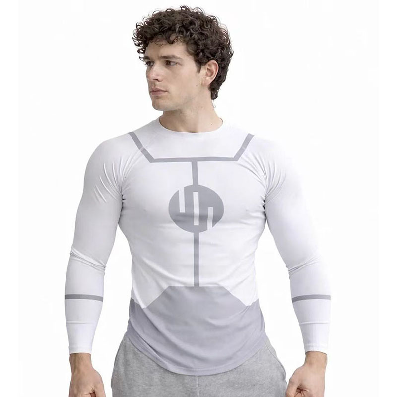 新しい無敵コスプレラッシュガードダイビングジム Tシャツ B - Rash Guard のレビューと価格