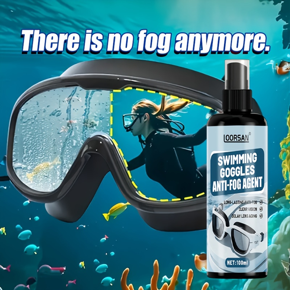 LOORSAN 100ML ゴーグル用曇り止めスプレー -  - Goggles Swim のレビューと価格