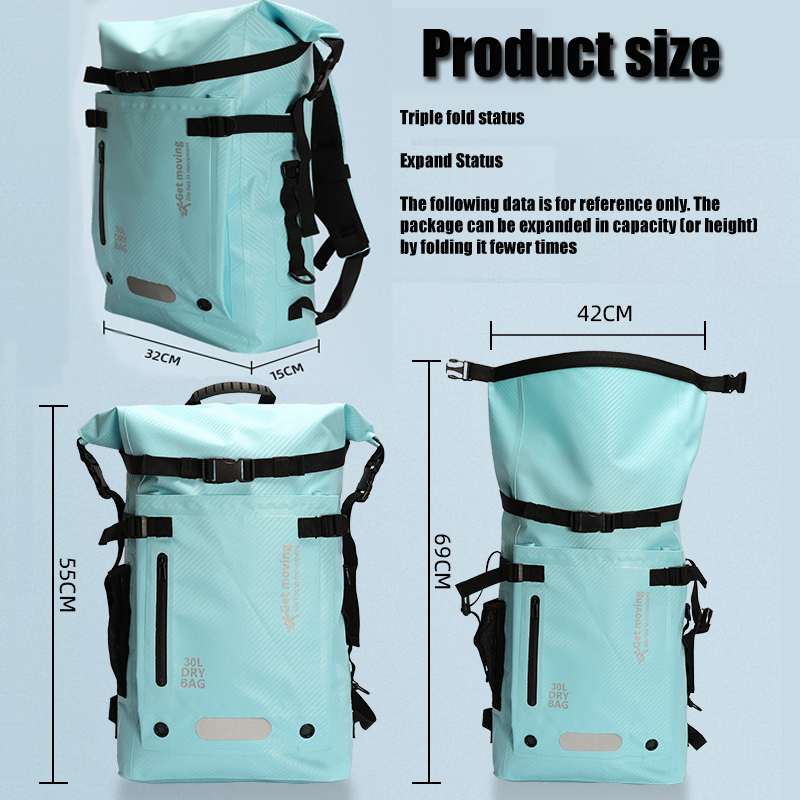 30L防水バックパック、旅行バックパック収納バッグ、スポーツ - Flippers Swimming のレビューと価格