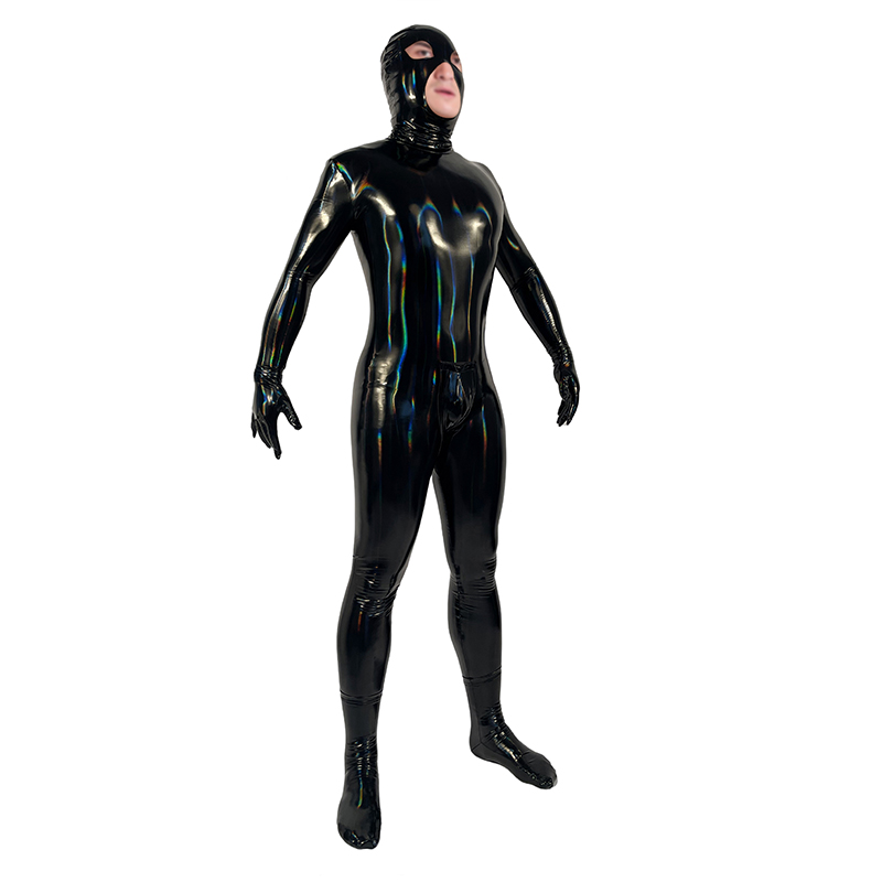 男性用PVCレザーキャットスーツ,ラテックス全身タイツ,タイ - Wetsuit Men のレビューと価格